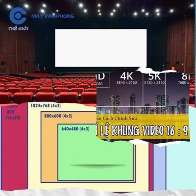 máy chiếu có các loại tỷ lệ khung hình nào