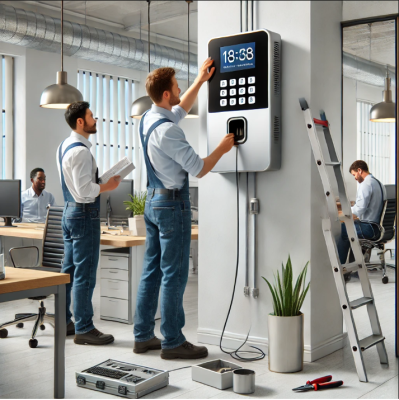 lắp đặt máy chấm công giá rẻ tại thanh trì